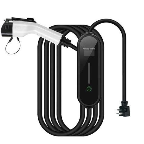 Us Standard Portable EV Charger 8A 16A Adjustable Electric Car Charging