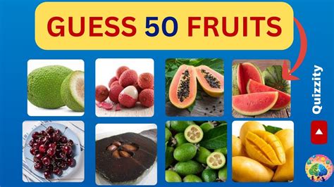 Guess The Fruit In 3 Seconds 50 Different Types Of Fruit Guess