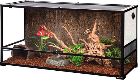 PVC Reptile Enclosure 120 Gallon Large Terrarium 48'' X 24'' X Habitat Tank For Bearded Dragon ...