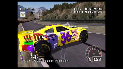 NASCAR Rumble PS1 Walkthrough Gameplay Part 14 YouTube