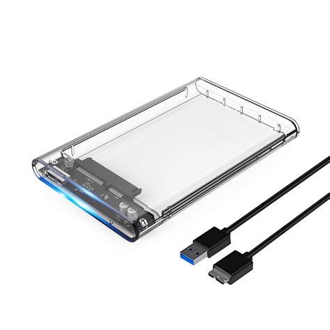 ORICO ENCLOSURE 2.5″ USB 3.0 (2139U3) SATA ENCLOSURE – TRANSPARENT – DFESTORE