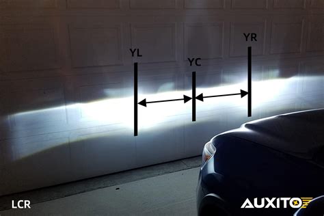 Headlight Adjustment Aiming Wall Chart — Auxito