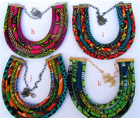 African Style Bib Necklace African Fashion Colorful Tribal Etsy African Wedding Jewelry