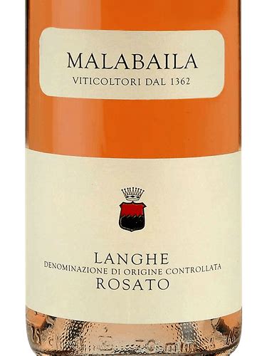 Malabaila Langhe Rosato Vivino Us