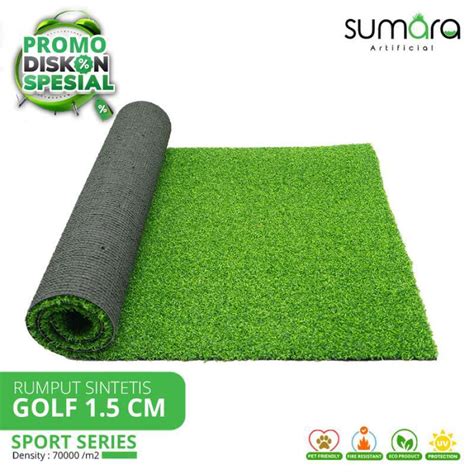 Jual Karpet Rumput Sintetis Mini Golf Cm Sumara Artificial Lebar