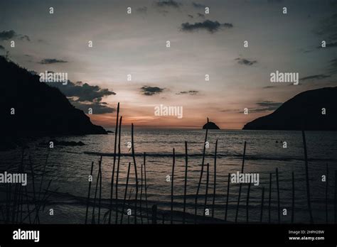 Sunset Of Zambales Philippines Stock Photo Alamy