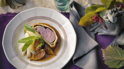 Kalbsfilet Im Teig Mit Feigen Und Portweinsauce Rezept Swissmilk