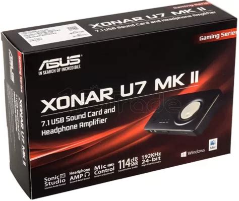 Carte Son USB ASUS Xonar U7 MKII Avec Amplificateur Pour Professionnel