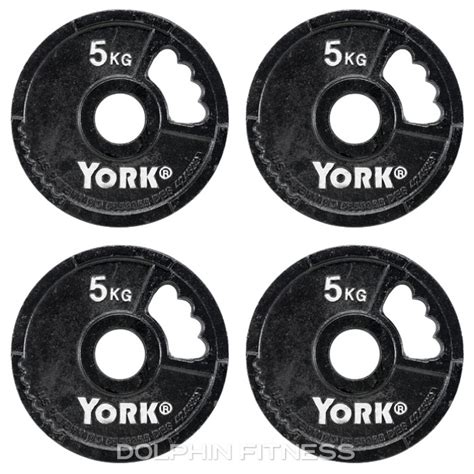 York G2 Cast Iron Olympic Plate 4 X 5 Kg