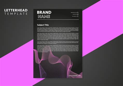 Premium Vector Corporate Modern Letterhead Design Template Creative