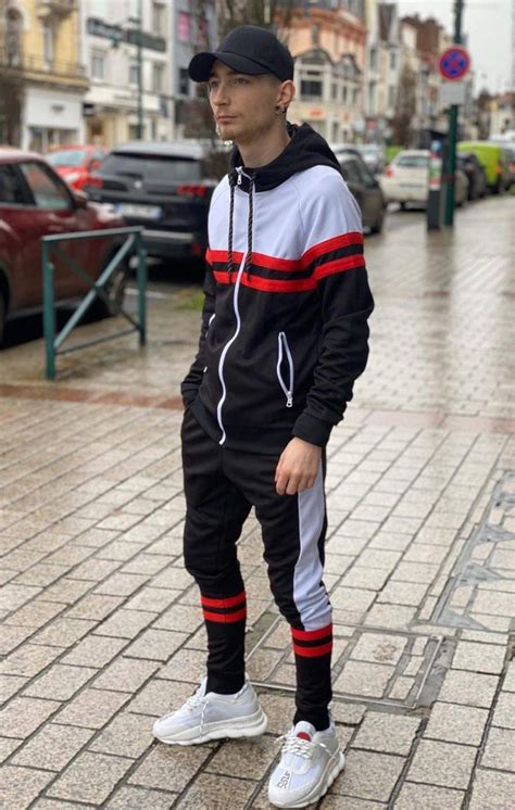 Ensemble De Jogging Black En 2022 Mode Swag Homme Ensemble Jogging