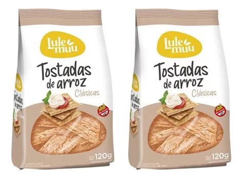 Tostadas De Arroz Lulemuu Clasica G Sin Tacc Pack X