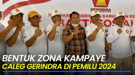 Gerindra Bentuk Zona Kampanye Sebab Khawatir Caleg Saling Sikut Di