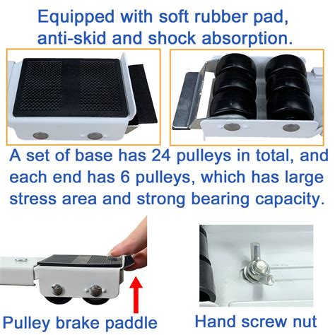 Snapklik Yutianli Heavy Duty Extensible Appliance Roller Is