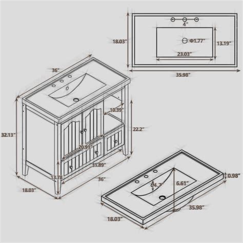 Winston Porter Delitha 36 01 Single Bathroom Vanity With Ceramic Top