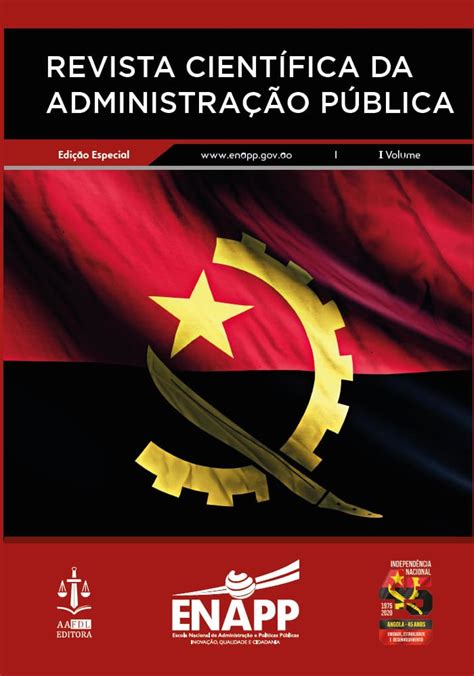 Ebook Revista Cient Fica Da Administra O P Blica Volume I E Books