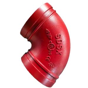 Sdsx Ductile Iron Grooved Pipe Fitting Elbow Degree Fm Ul China