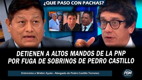 ABOGADO DE CASTILLO VS CHINCHA DETIENEN A ALTOS MANDOS DE LA PNP POR