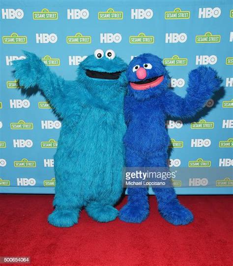 Sesame Street's Cookie Monster and Grover attend the Sesame... News ...