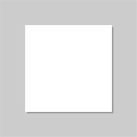 Blank White Square