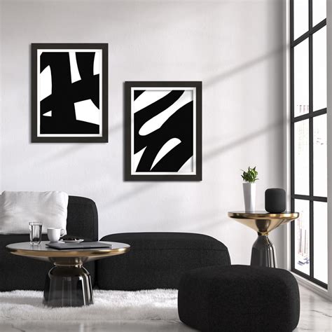 Black White Framed Prints And Pictures Art 2fb532 112cm Xl Set Artwork