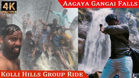 Kolli Hills Group Ride Aagaya Gangai Waterfalls Return To Home