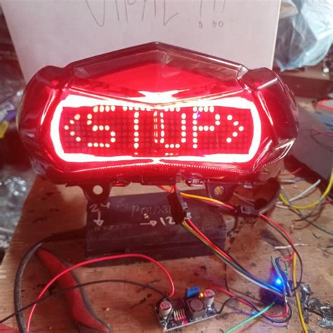 Jual Stoplamp Vario Led Old Custom Running Text Shopee Indonesia