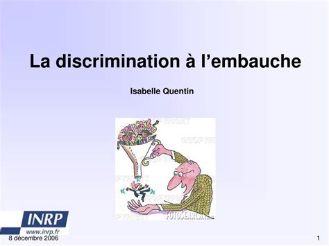 Ppt La Discrimination à Lembauche Powerpoint Presentation Free Download Id923794