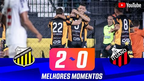 NOVORIZONTINO 2 X 0 ITUANO MELHORES MOMENTOS 4ª RODADA PAULISTÃO