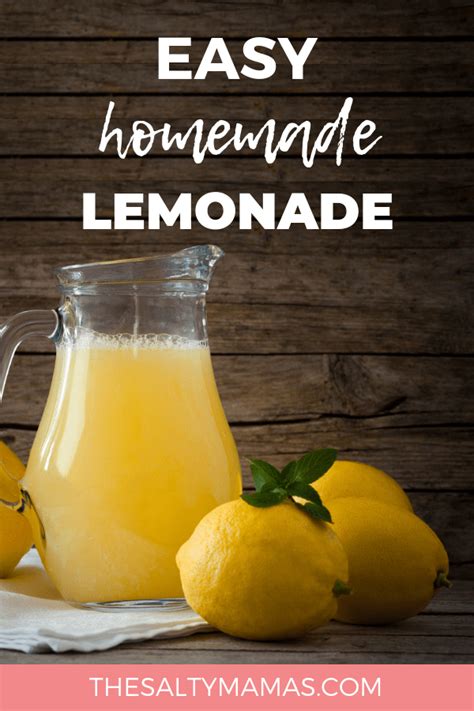 Fresh Lemonade Recipe For Kids The Salty Mamas