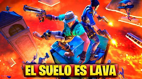 Nuevo Mapa Y Modo Con El Suelo Es Lava En Fortnite Pisos Picados Con