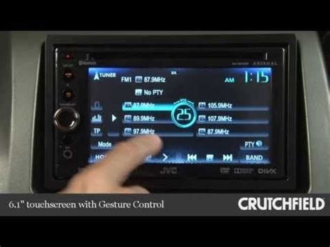 JVC KW ADV65BT Car DVD Receiver Display And Controls Demo Crutchfield