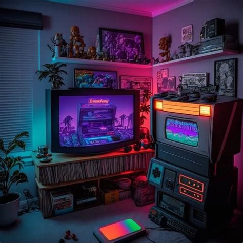 Synthwave Italia On Instagram Game Room By Neuroretrowave Follow
