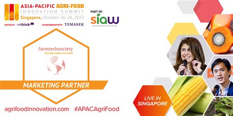 Asia Pacific Agri Food Innovation Summit Farmtech Society