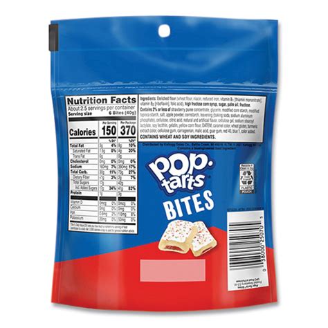 Kellogg S Pop Tarts Bites Frosted Strawberry Oz Bag Carton