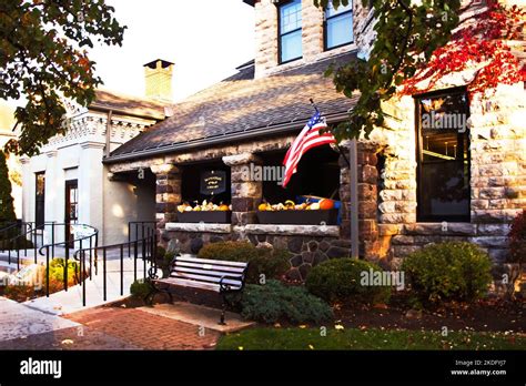 Skaneateles New York Usa November 4 2022 Front Entrance Of The