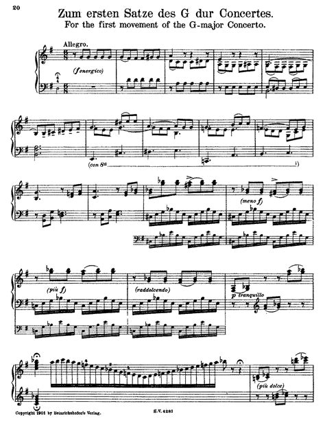 Piano Concerto No4 Op58 Beethoven Ludwig Van Imslp Free Sheet