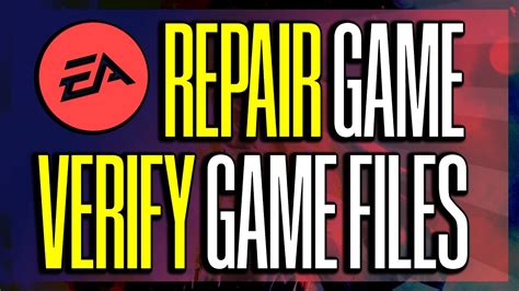 How To Repair Gameverify Game Files In The Ea App 2025 Youtube