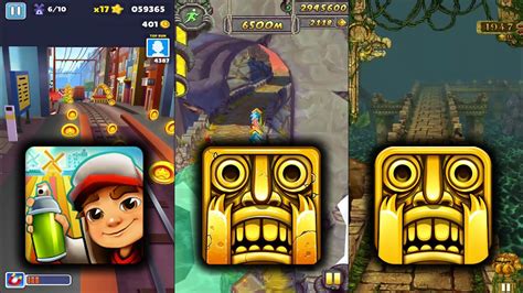 Subway Surfers Amsterdam Vs Temple Run 2 Sky Summit Vs Temple Run