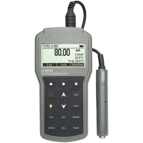 Hanna Instruments Hi Professional Ec Tds Resistivity Salinity