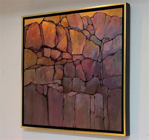 CAROL NELSON FINE ART BLOG Geologic Abstract Painting Rockglow