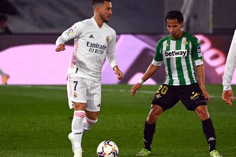 Vid O Le Real Madrid Avec Eden Hazard Tenu En Chec Face Au Betis