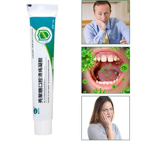 Buy 20g Mouth Ulcer Relief Gel Natural Herbal Hygiene Bad Cream Gum