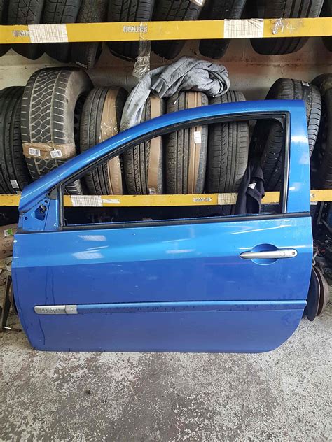 Renault Clio Sport MK3 2005 2012 197 200 Passenger NSF Front Door Blue