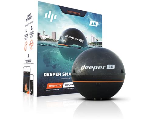 Deeper Fishfinder Smart Sonar Pro Wifi Technology For Anglers