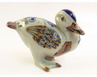 Collectibles Vintage Blue Mexican Pottery Duck Mara Mexico Pottery