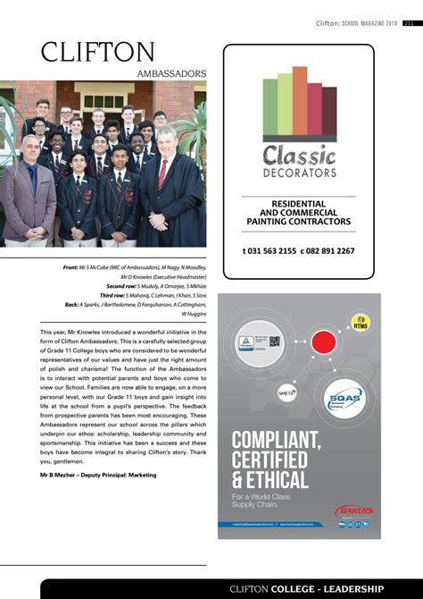 Clifton School Magazine 2018 By Clifton School Issuu