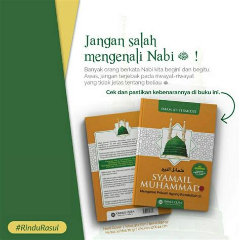 Jual Terjemah Kitab Syamail Muhammadiyah Mengenal Pribadi Agung