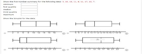 Five Number Summary Worksheet Answer Key