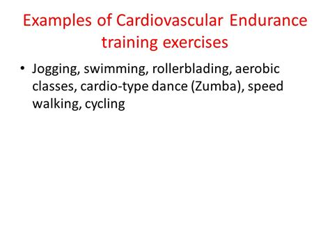 Cardiovascular Endurance Aerobic Exercise | atelier-yuwa.ciao.jp